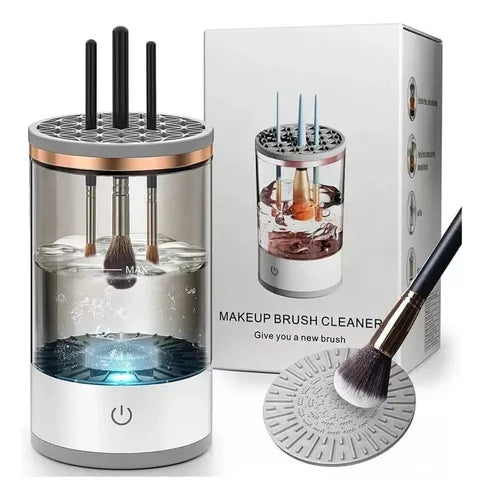 Limpiador Eléctrico de Brochas de Maquillaje Glow Cleam